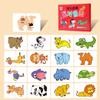 Animal Cards Matching Game Kids Puzzles Cartoon Pattern Cognitive Toys Fruit Traffic Memory Cards Children Early Educational Toy