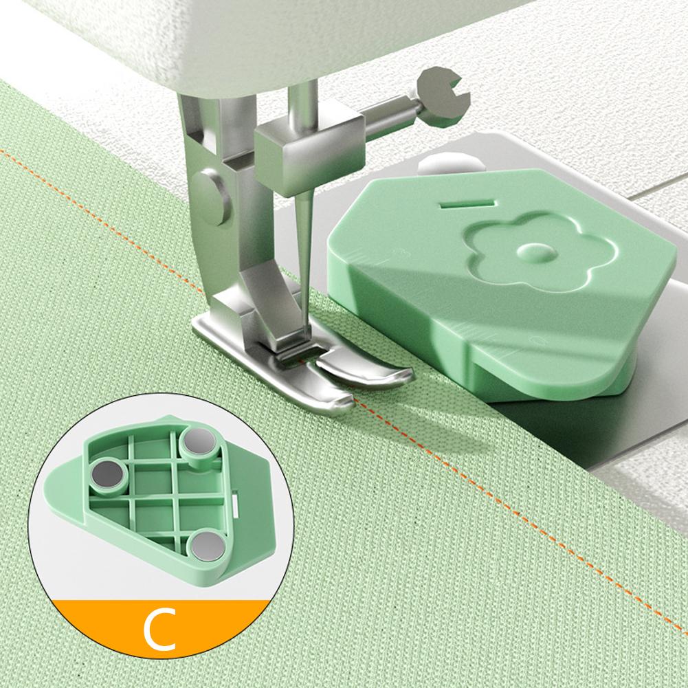 Магнитный фиксатор для швейной машины, аксессуары для многоцелевого магнитного калибра, полигональный пластиковый позиционер, препятствующий загибанию