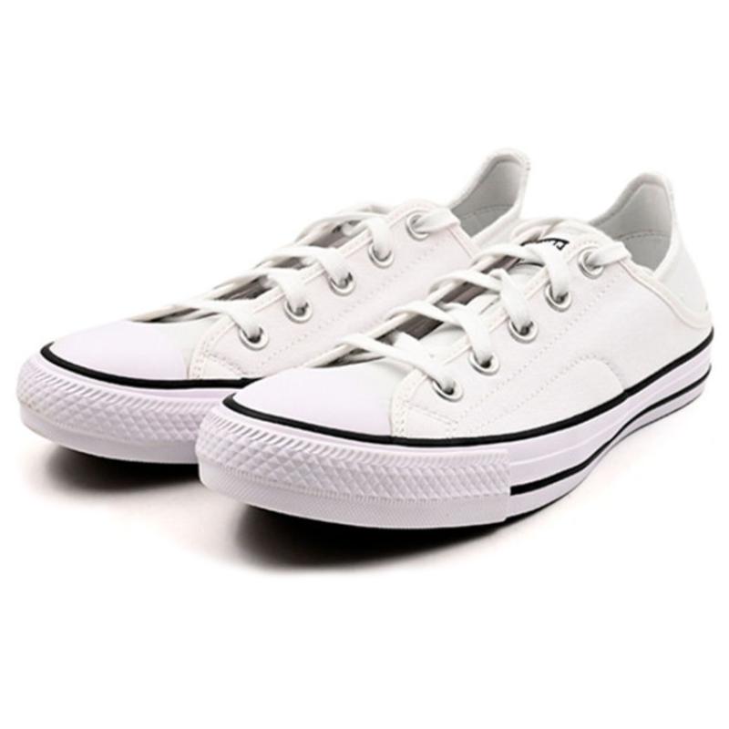 Converse Chuck Taylor All Star Simple & Comfortable Abrasion Breathable Shock Support Low Top Espadrilles Women's White