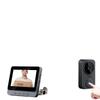 Беспроводная HD инфракрасная камера ночного видения для дверного звонка с противоугонными функциями для домашнего видеонаблюдения