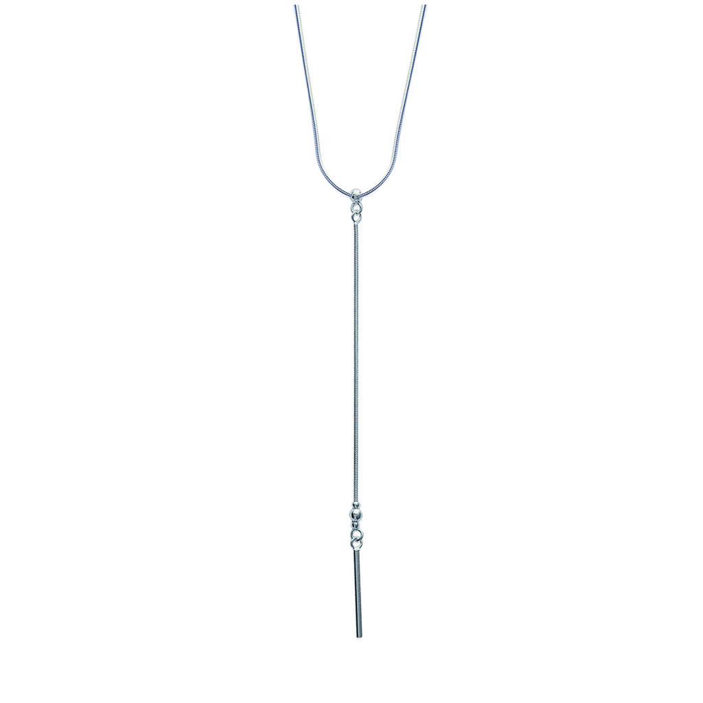 Les Trésors De Lily [F0366] - Silver Necklace 'Ariane' Silver (rhodium-plated) - 10 Cm