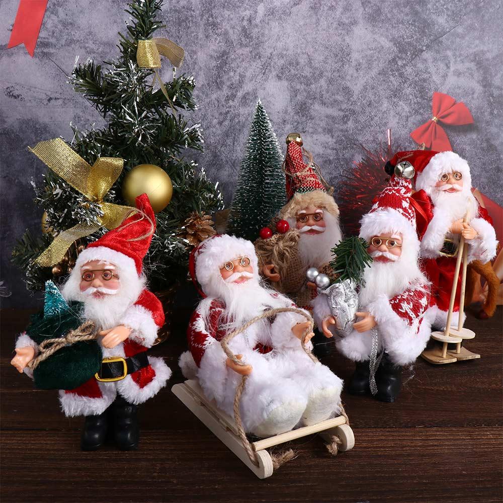 Table Decor Kids Gift Figurine Santa Claus Doll Christmas Decorations Hanging Pendants Santa Figure