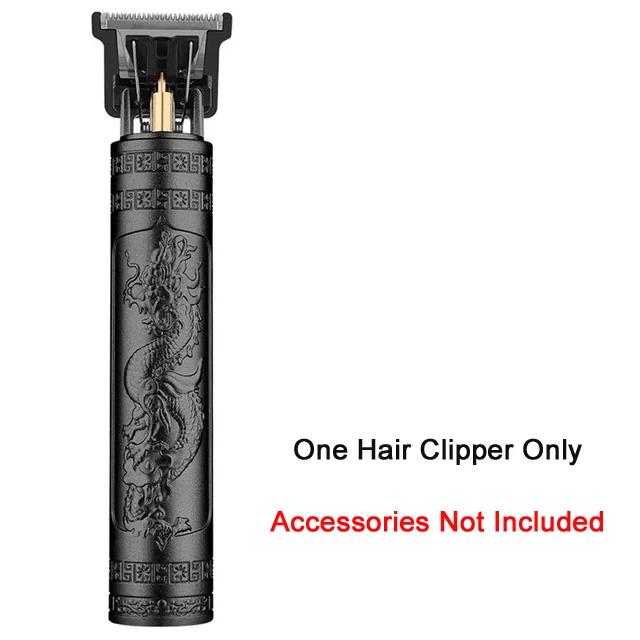Профессиональный электрический триммер для волос для мужчин Беспроводной набор для ухода за бородой и усами Мощная машинка для стрижки волос на лице для парикмахерской