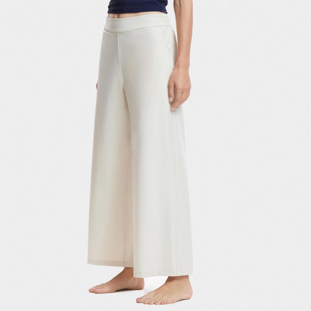 FILA Casual Pants Women's Lactose Color Moderate Straight Fit Pants (Unisex) Casual Pants A11W421808FBG
