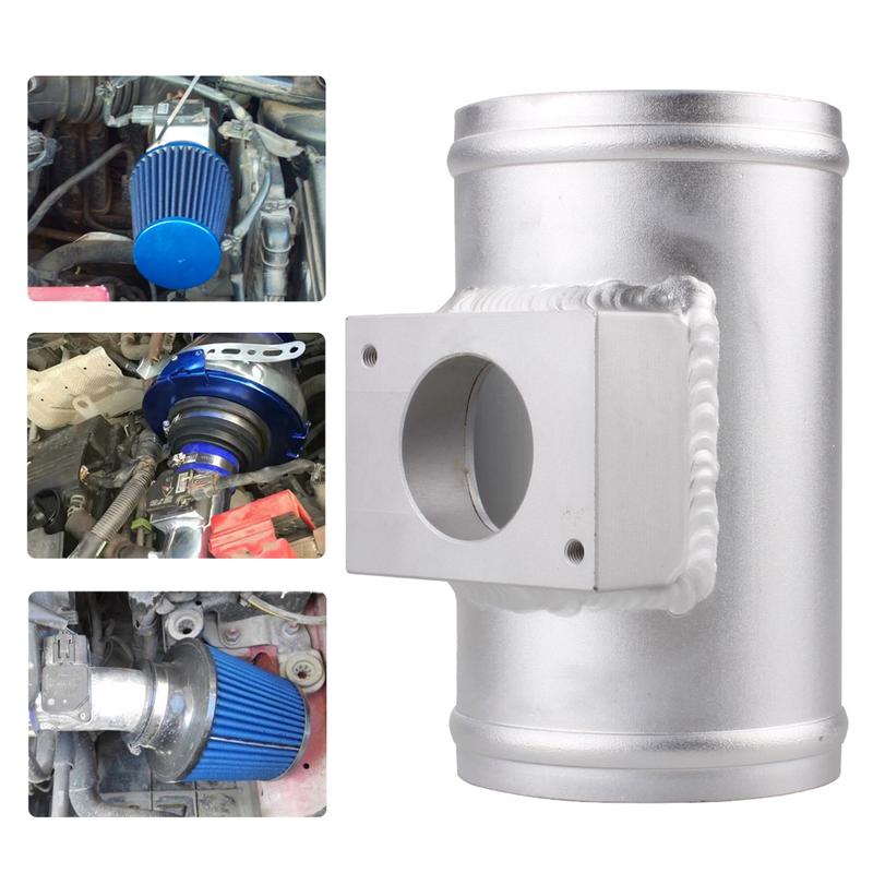 New 63/70/76mm Air Flow Sensor Mount Air Flow Meter Base For Mitsubishi ASX Lancer Air-Intake Meter Adapter 2.5" 2.75" 3" MAF010
