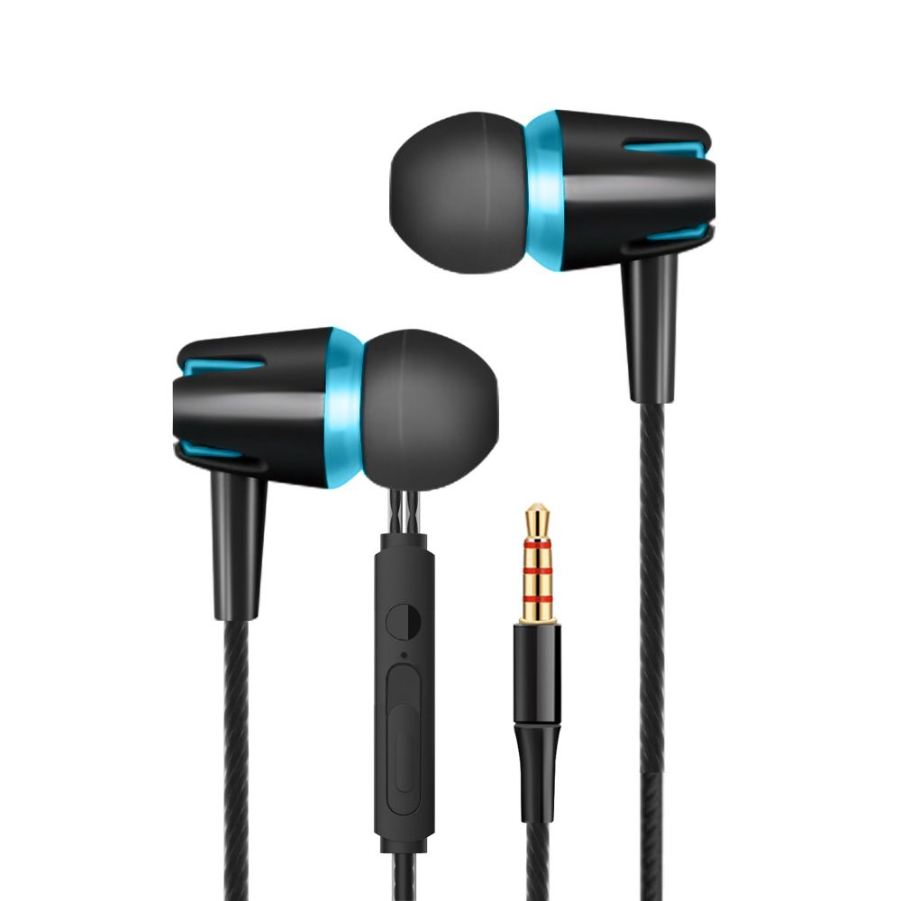 Portable with Microphone Sports In-Ear Earbuds Headset Stereo Earphone Sports Headphones