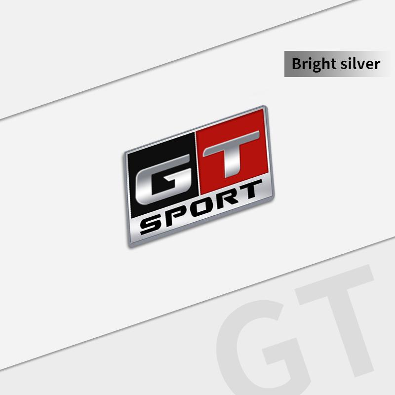 Auto Metal GT SPORT Grille Logo Car Styling 3D Badge Decals Trunk Sticker For Seat Cupra Abarth Mazda Jeep Ford Toyota Honda ALQ1