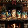 5pcs LED Nativity Scene Candles Flameless Realistic Simulated Candles  Home Decor