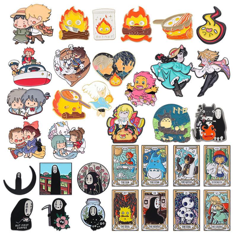 Creative Cartoon Design Brooch Pins With Eyecatching Colors And Unique Styles Ideal For Anime And Lovers Fashion