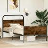 Bed Frame Without Mattress 90 X 200 Cm Sonoma Oak Particleboard