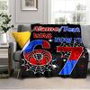 1PC Custom Name Spider-Man Birthday Celebration flannel blanket versatile,all-season throw suitable for the living room,bedroom,camping,travel,and gif