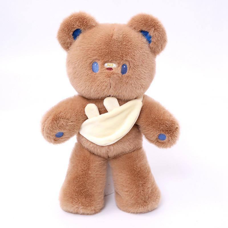 Rabbit Little Teddy Bear Plush Toy Hug Bear Plush Soft Biscuit Bear Doll Gift