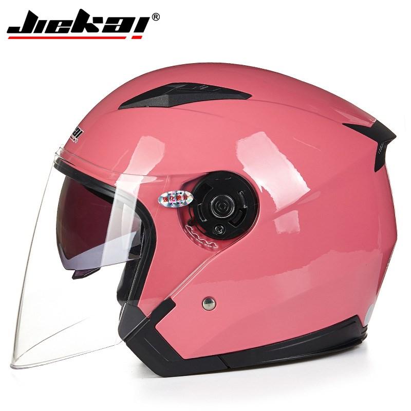 НОВЫЙ мотоциклетный электрический велосипедный шлем Four Seasons DoubleLenses Racing Half Helmets Мотоциклетный шлем Medio Casco