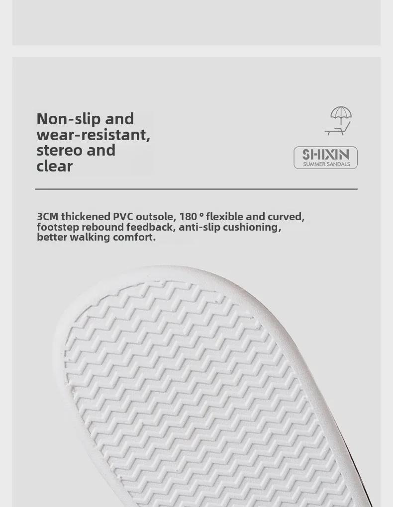 Мужские высококачественные, нескользящие, легкие пляжные сандалии с толстой подошвой - износостойкие для лета