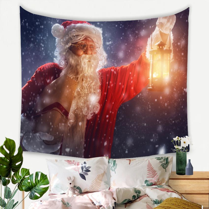 Christmas Tree Decoration Tapestry Wall Hanging Boho Hippie Cloth Fabric Large Tapestry Aesthetic Decorative Home Room Decor