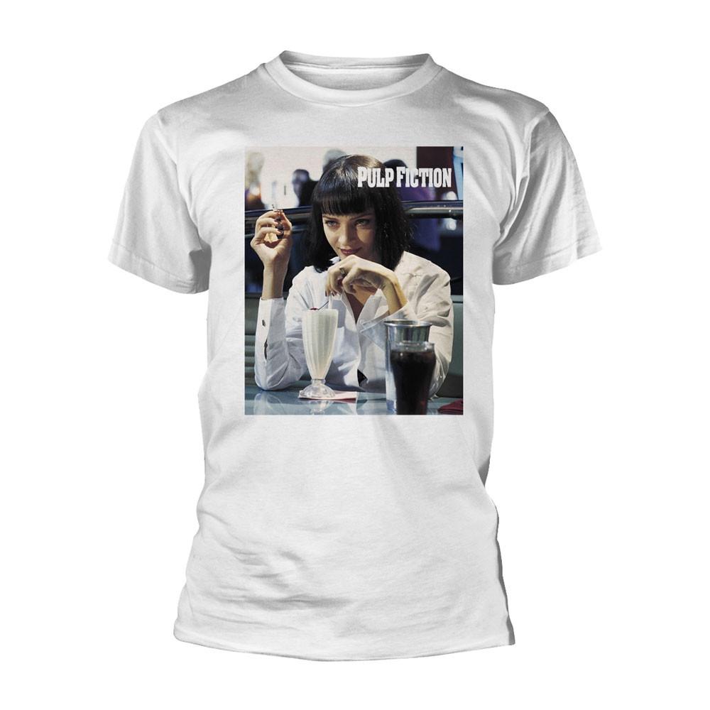 movie Pulp Fiction graphics 100cotton unisex shirt 2026 Summer New Oneck Unisexs Y2k Short Sleeve Retro fashion Tshirt fan gift