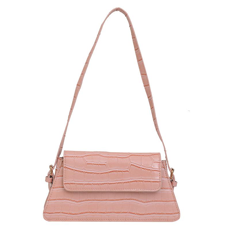 Простой дизайн в иностранном стиле 2024 года, новая однотонная повседневная сумка в стиле ретро для ношения в руке через плечо под мышкой, маленькая квадратная сумка