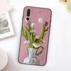 Tulips Flower Spring For Huawei Nova 5T 9 10 SE 7i 8i 11i 12i Y73 Y90 Y70 Y72 Y61 Y91 Y60 P20 P40 P30 Lite Case