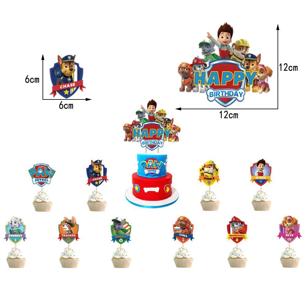 Вечеринка Щенячьего патруля. Праздничные принадлежности для детского дня рождения. Воздушные шары, баннер, топперы для кексов и многое другое!
