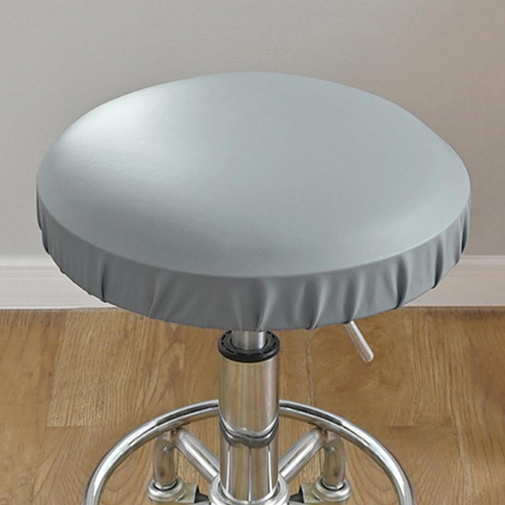 Чехол на стул, эластичная искусственная кожа, пыленепроницаемый, водонепроницаемый для бара