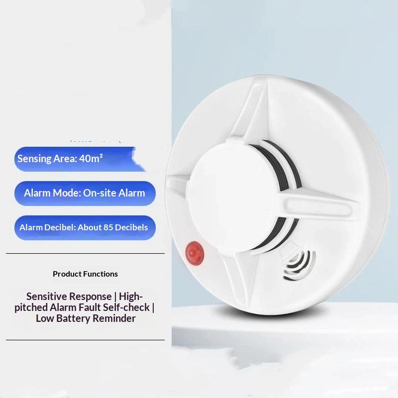 4G Nb Smart Smoke Detector Real Time Sms And Mobile Alert High Sensitivity Fire Alarm For Home Kitchen Warehouse Safety
