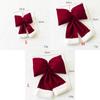 New Year Wine Red Bowknot Creative Pendant New Xmas Tree Charm  Merry Christmas