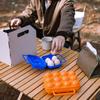 6 Grid Egg Box with Handle Large Capacity Shockproof Impact Resistant Compact Design