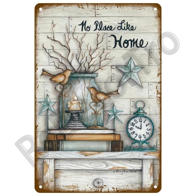 Vintage Gardening Metal Sign Retro Flower Sign Perfect for Outdoor Indoor Home Wall Decor and Farm Decoration