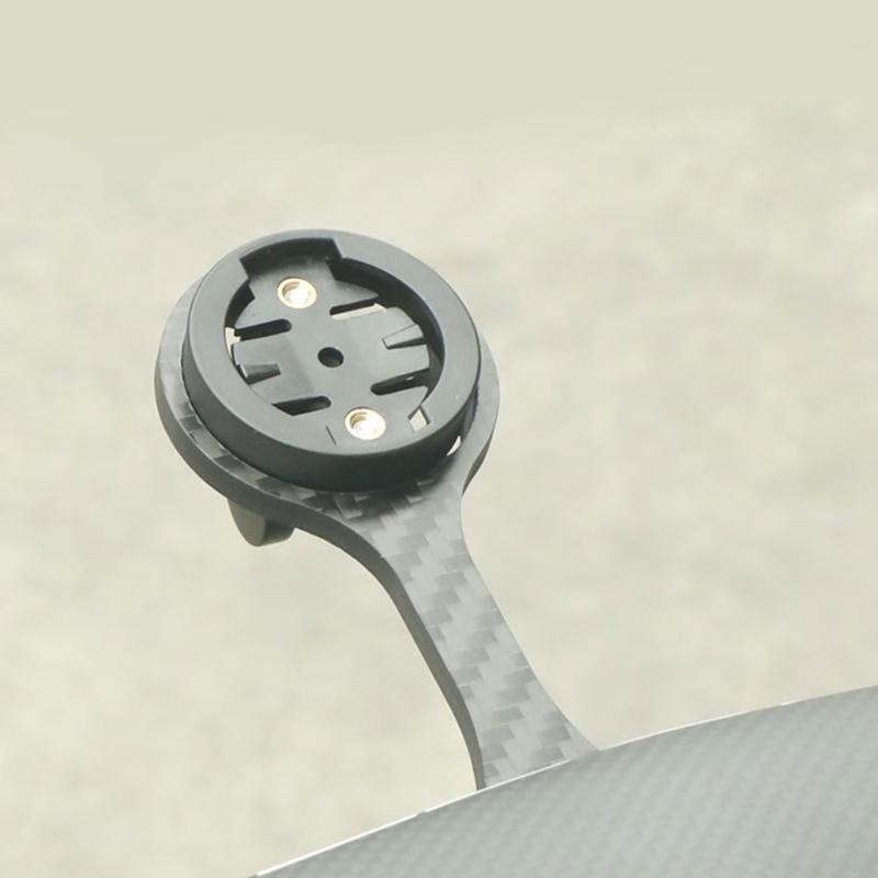 Bicycles Handlebar Combo Mount Adjustable Out Front Computer Mount Carbon Fiber Bike Stem Mount Easy to Install