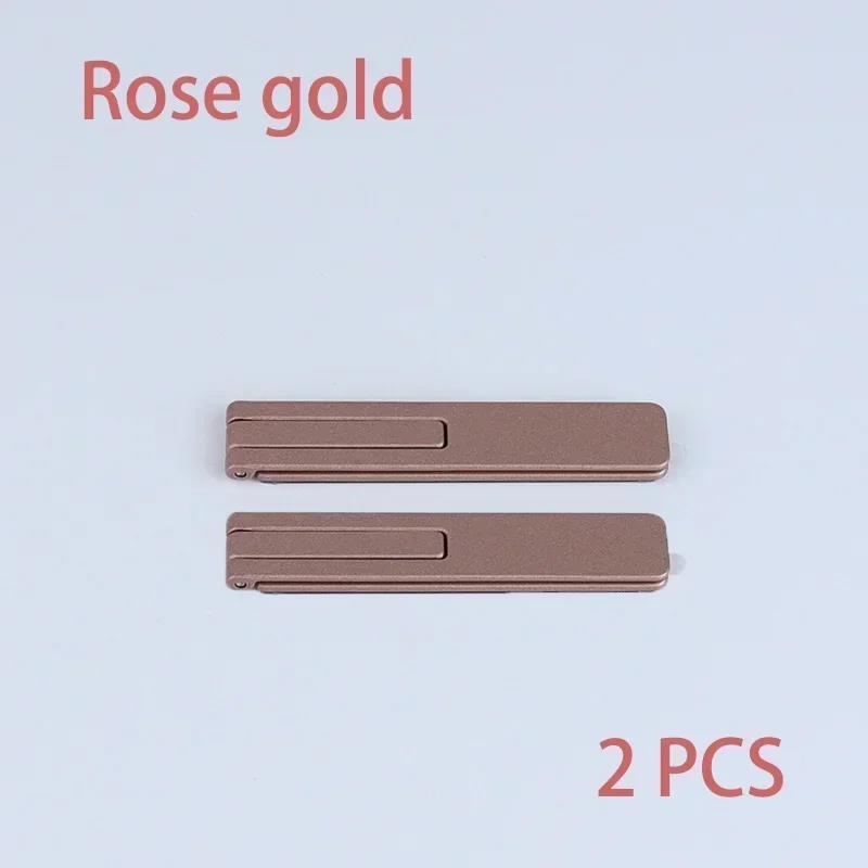 Magnetic Foldable Phone Stand Metal Alloy Desktop Bracket Lazy Holder Mini Back Mount Stand Universal Phone Support Kickstand