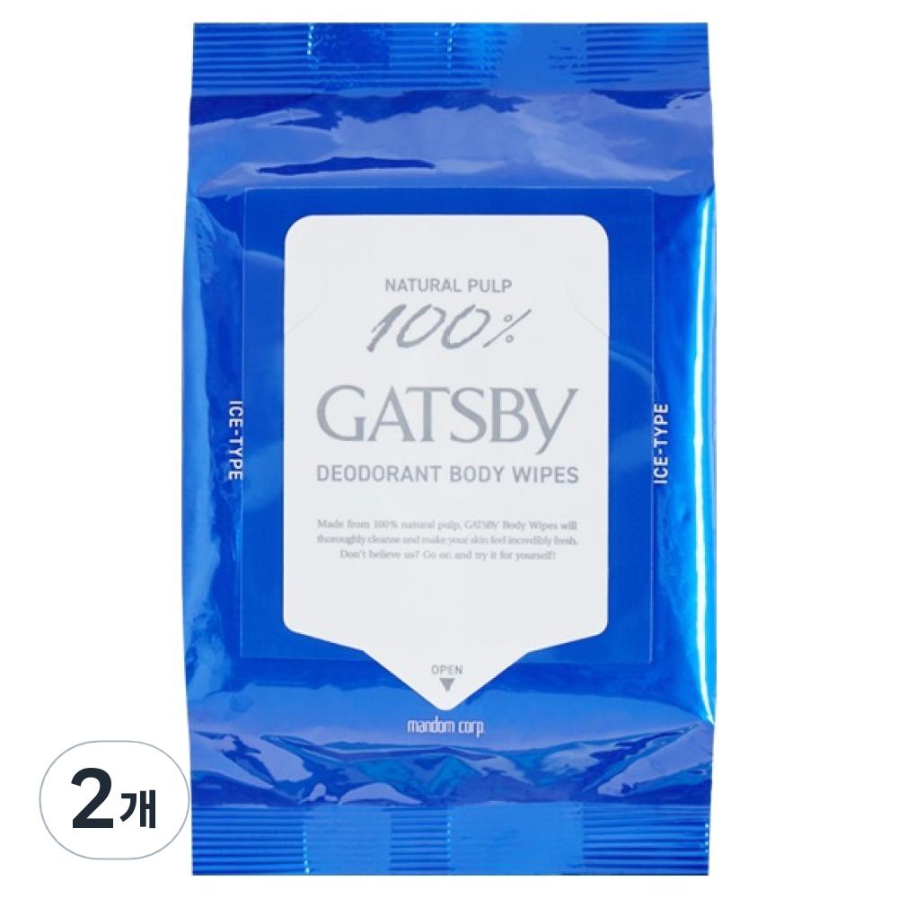 Gatsby Освежающие влажные салфетки для душа Ice Citrus 30 шт. 203,7 г 2 шт.