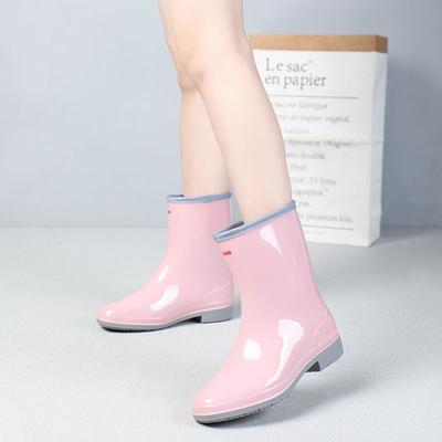 2025 Новые женские водонепроницаемые ботильоны Всесезонные износостойкие нескользящие резиновые сапоги для улицы Премиум качество Горячая распродажа