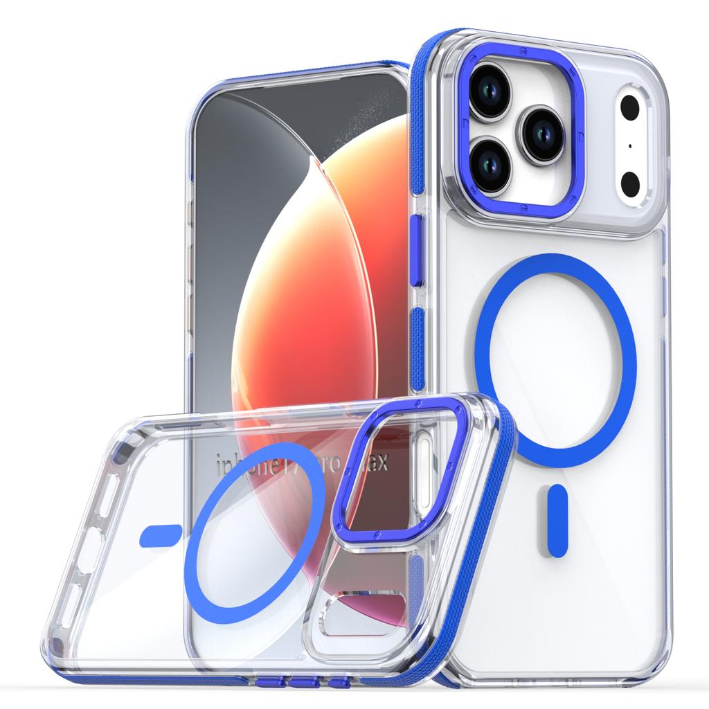 Luxury Shockproof Magsafe Wireless Charge Clear Case For iPhone 17 Pro Max 16 15 14  Plus 13 12 Pro Max 17Air 16e Magnetic Cover
