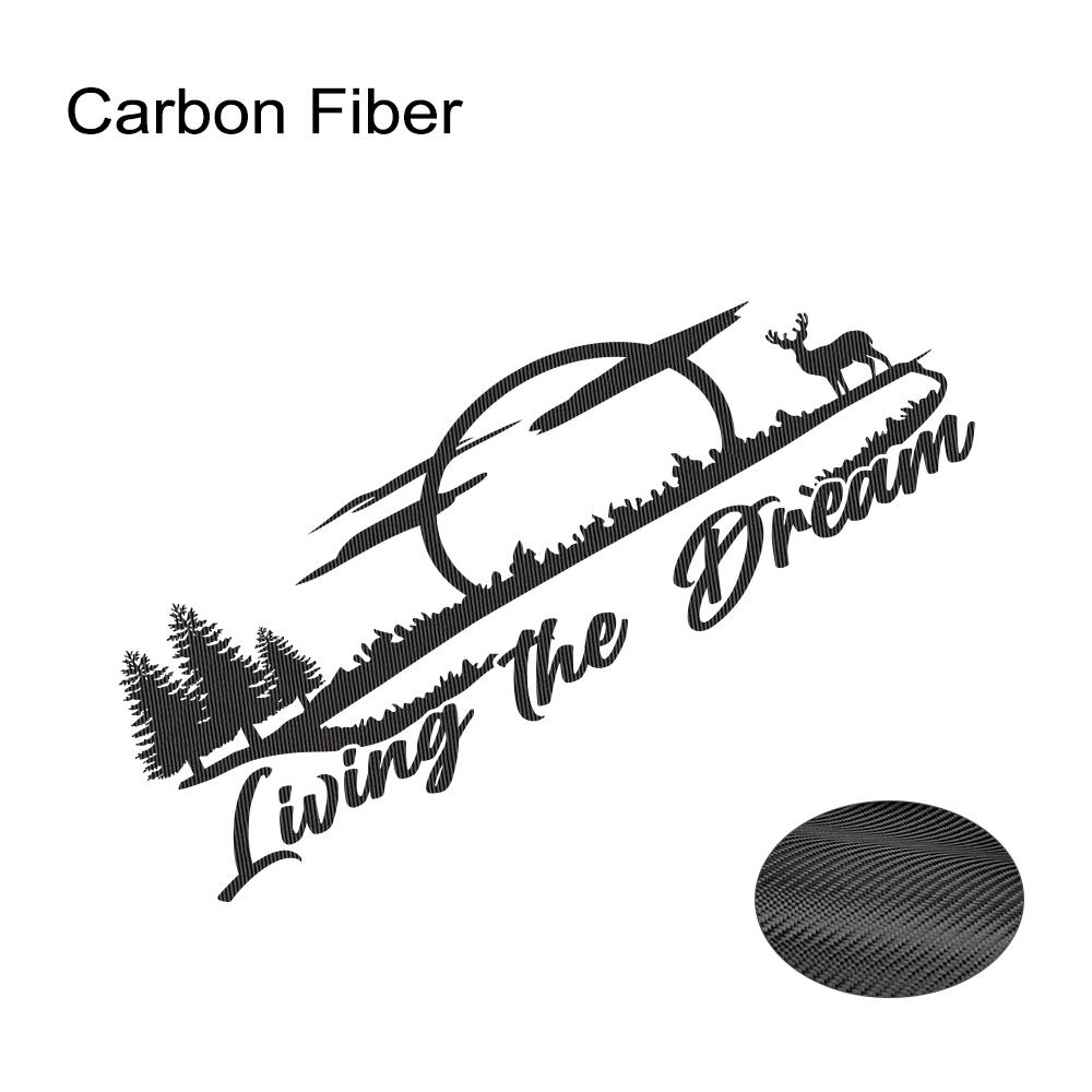 Наклейка на заднюю дверь автомобиля для Fiat Scudo, аксессуары для тюнинга Camper Van Living The Dream, графика, винил