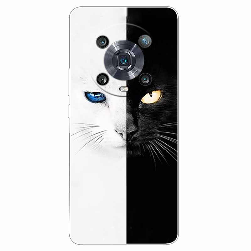 For Honor Magic4 Pro Case Silicone Soft TPU Cool Tiger Cover for Huawei Honor Magic 4 Pro Case Magic4pro Cartoon Bumper Bags