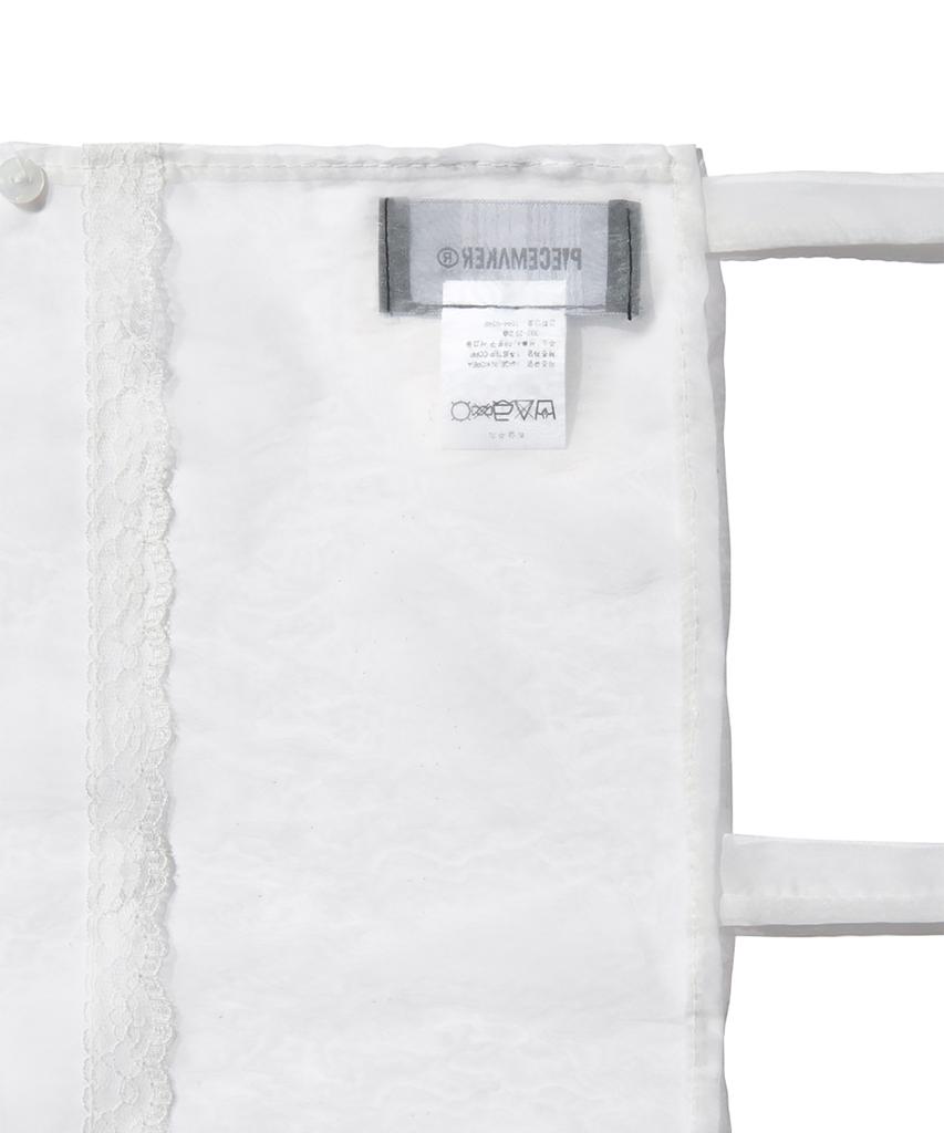 Peace Maker Ts 3Way Sheer Apron (White)