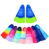 Silicone Short Swimming Fins for Adults & Kids - Ideal for Freestyle & Breaststroke Training