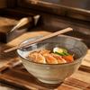 Striped Pattern Japanese Style Noodles Bowls Ceramic Salad Bowl Kitchen Tableware Soup Bowl  Dinner