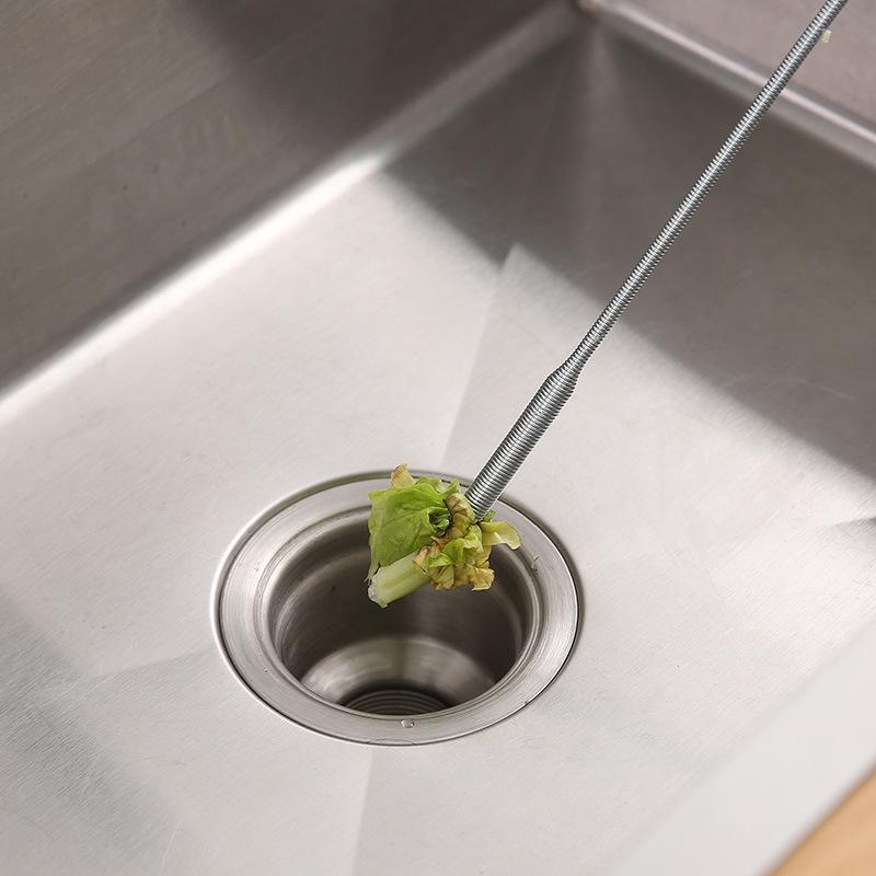 Гибкий очиститель кухонных сливов и средство для удаления волос