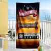 Wrestlemania Customized Name Beach Towel High Absorbency & Quick-Dry