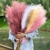 1pc Artificial Pampas Grass 120cm Large Fluffy Faux Reed Artificial Flowers Decortive Tail Grass Bouquet Boho Home Decor Wedding Supplies Accessories