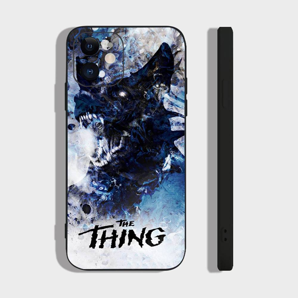 Вещь-Т - Триллерный Фильм Джона Карпентера Чехол для Телефона Для IPhone 17 Air 16 15 14 13 Pro Max 11 12 Черный Силиконовый Чехол