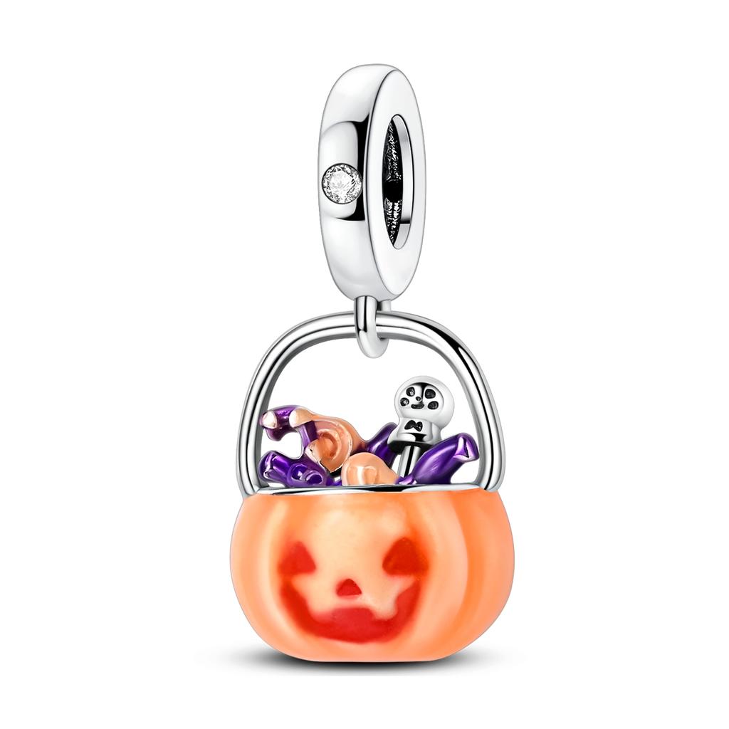 Хэллоуин Шармы Подвеска Медная Тыква Кукла Ведьма Скелет Мумия Конфета Шарм Подходит для Браслета Ожерелья Ювелирные изделия