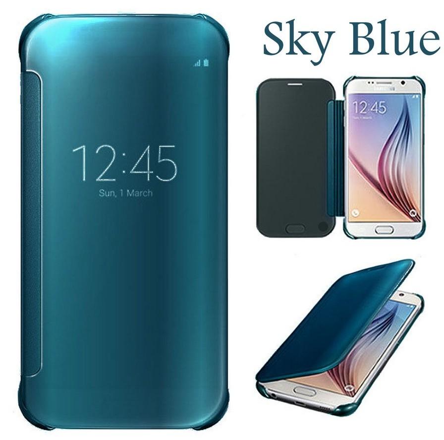 Зеркальная 3D вертикальная подставка, чехол-книжка для телефона Samsung S8/s8 Plus