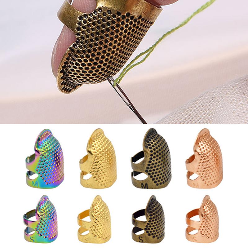Finger Protector Gold Needle Thimble Metal Sewing Accessories Handworking Tools