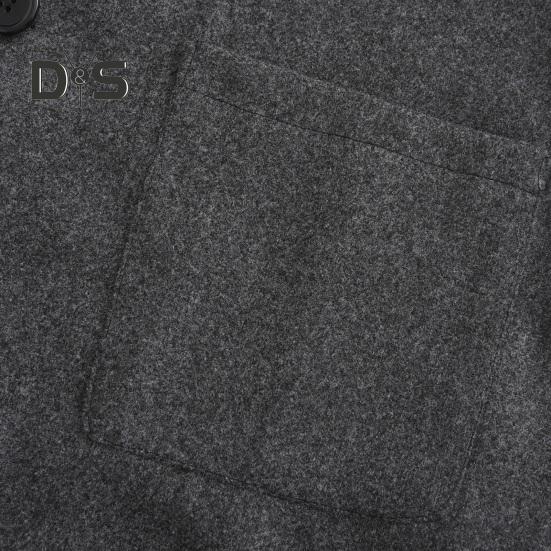 Мужское пальто с лацканами, длинный рукав, однобортный однотонный пиджак с карманами, свободный крой, повседневная верхняя одежда, повседневная одежда