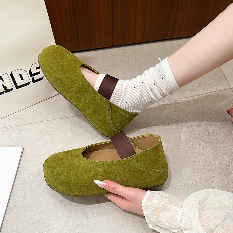 Inner heightening relaxed style Birkenstocks autumn and winter new comfortable versatile round head versatile single shoes