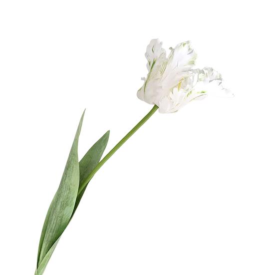 Искусственный тюльпан Реалистичный искусственный цветок с листьями Не требует ухода Искусственный тюльпан для домашнего декора Свадебная вечеринка Настольное украшение