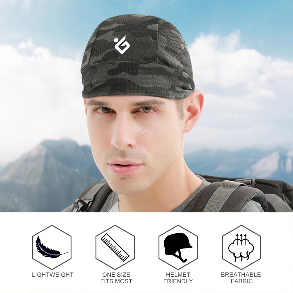 Cooling Cap Men Women Sweat Wicking Cycling Running Hat Helmet Liner