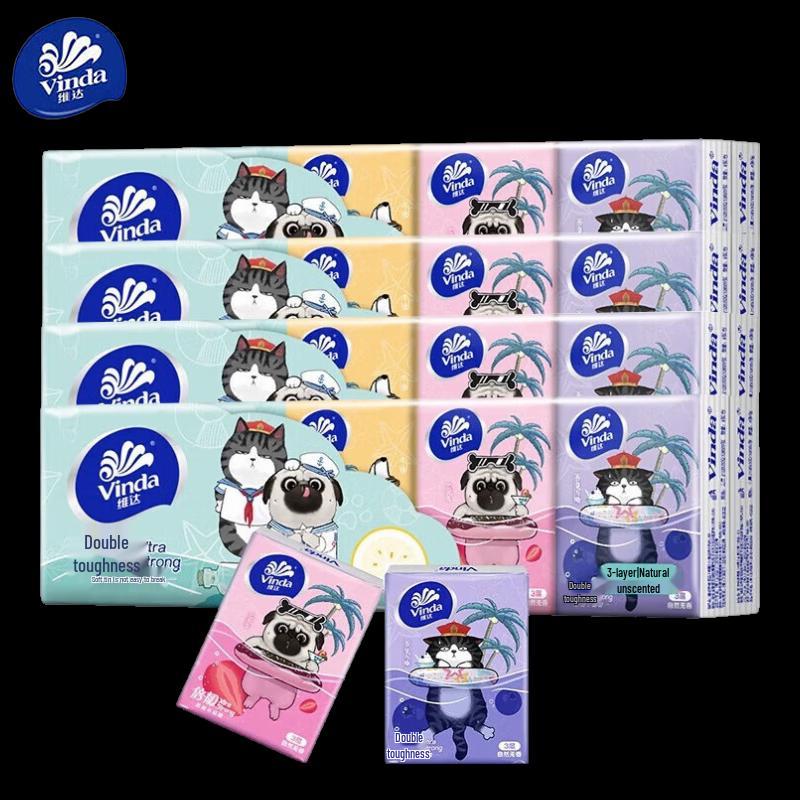 Vinda 3-Ply Extra Tough Facial Tissues